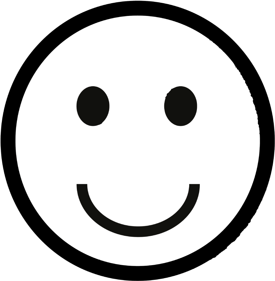 Smiley Face Rubber Stamp Craft And Card Making Stamps - Emoticon De Guiño Para Colorear (1000x1000), Png Download
