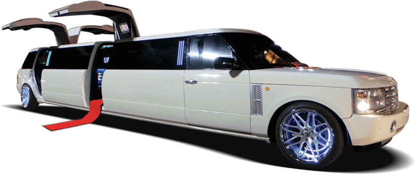 Range Rover Limo - Limousine (1024x634), Png Download
