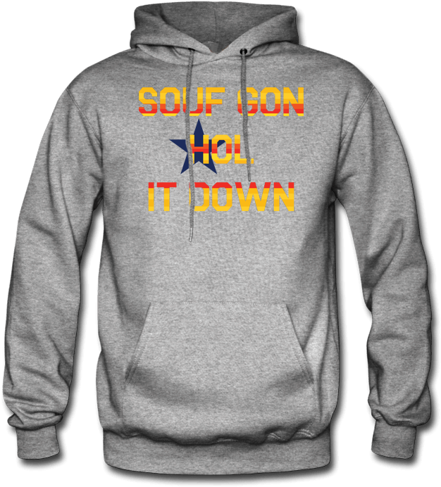 Image Of Grey Souf Gon How It Down Hoodie - Christmas Sweater Anxiety (709x697), Png Download