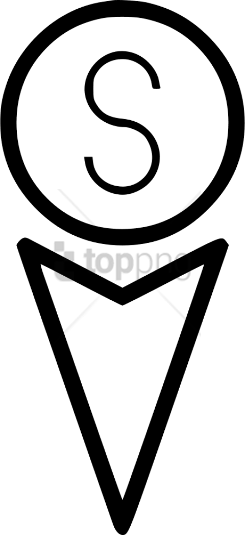 Free Png Download South Arrow Png Images Background - South Icon Png (480x1046), Png Download