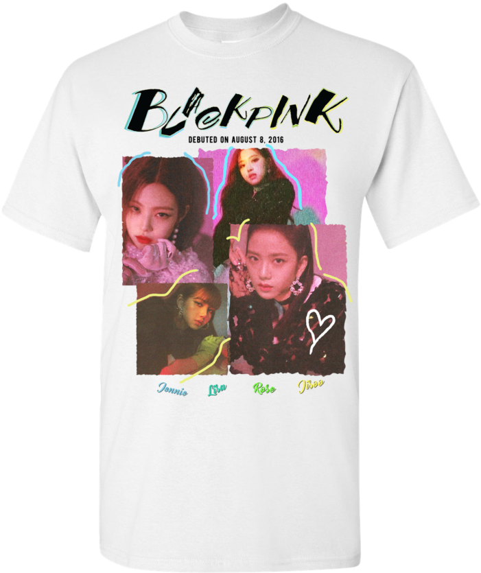 Blackpink Square Up Shirt Type 2 - Girl (768x960), Png Download