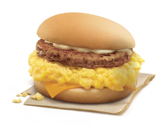 Image - Mcdonalds - Com - Sg - Mcdonald Scrambled Egg Burger (643x503), Png Download