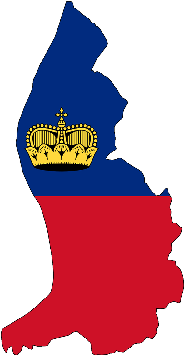 Business/news/bitcoin Latest Updates Liechtenstein - Liechtenstein Flag Map (1200x1200), Png Download