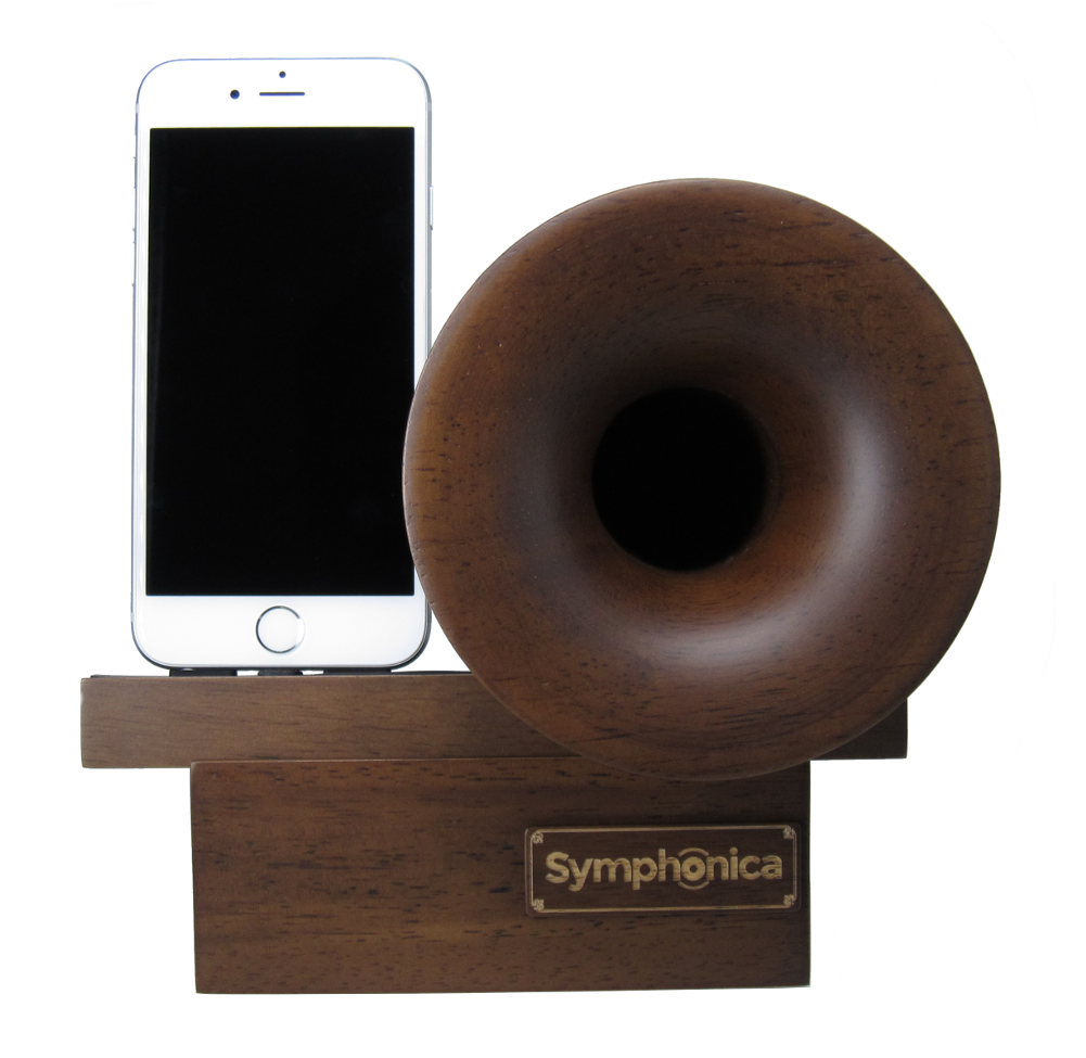 Banner Black And White Symphonica Acoustic Horn Soundworks - Mobile Phone (1000x1026), Png Download