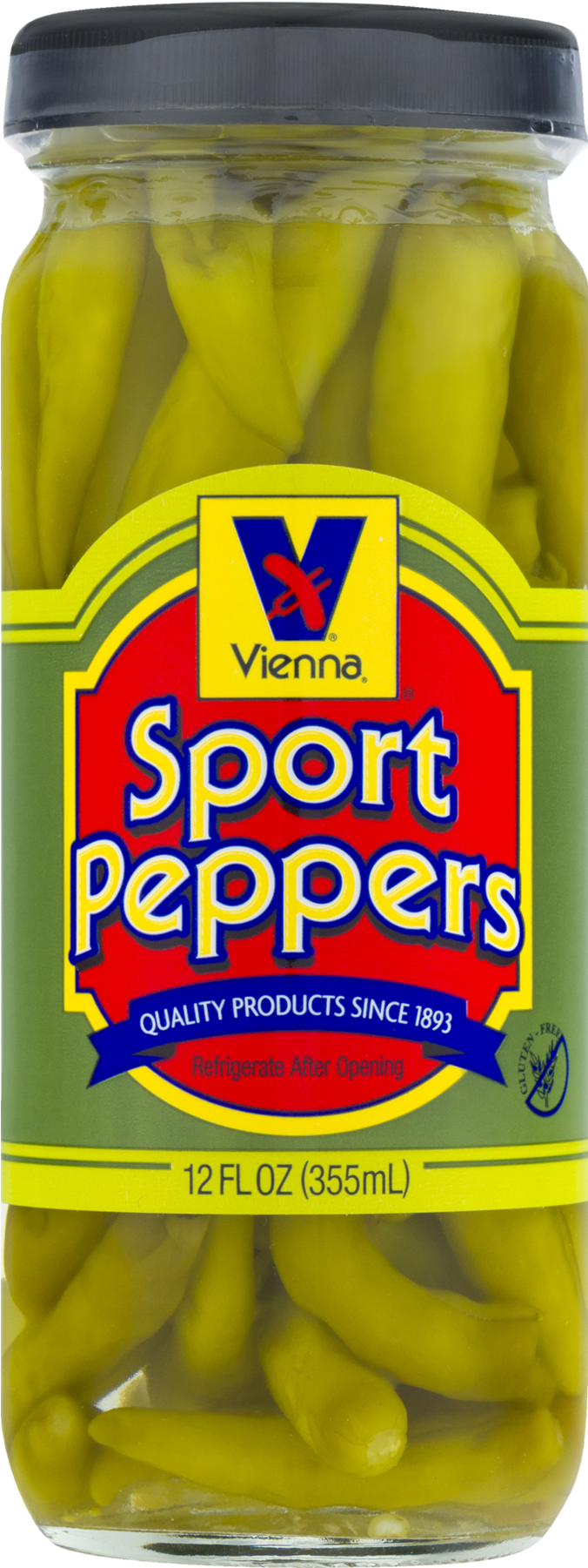 Vienna Beef Vienna Sport Peppers, 12 Oz - Vienna Sport Peppers (1800x1800), Png Download