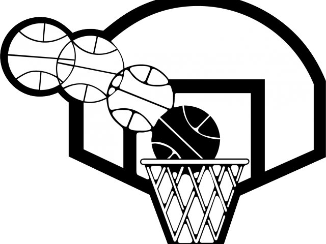 Basketball Team Clipart Men's Basketball - Basketball Net (640x480), Png Download