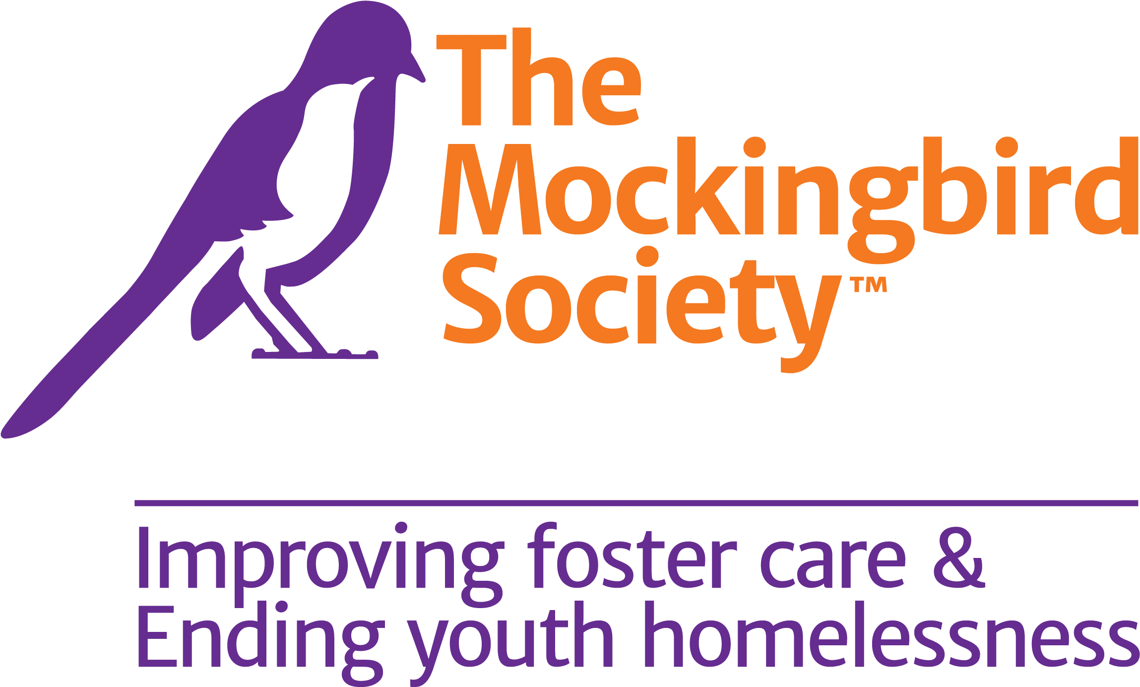 Improve Foster Parent Recruitment & Retention Mockingbirdlogocmyktag - Bird (2326x1384), Png Download