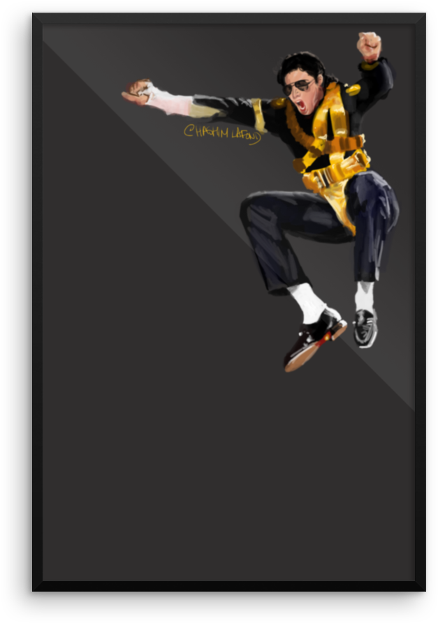 Michael Jackson Jumping At The Superbowl Xxvii By Hashim - Super Bowl (1000x1000), Png Download