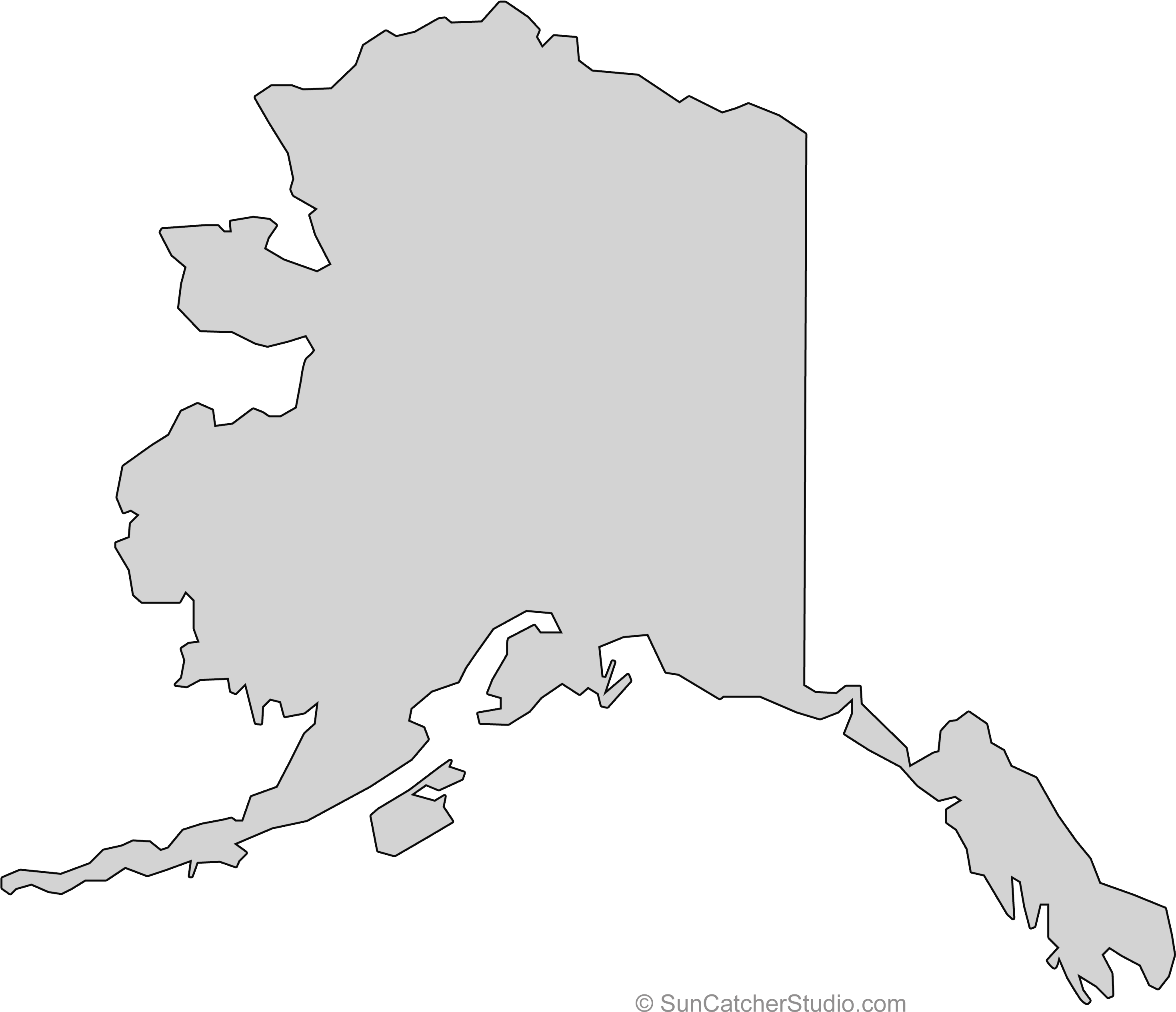 Alaska - Mendenhall Glacier Alaska Map (2979x2645), Png Download