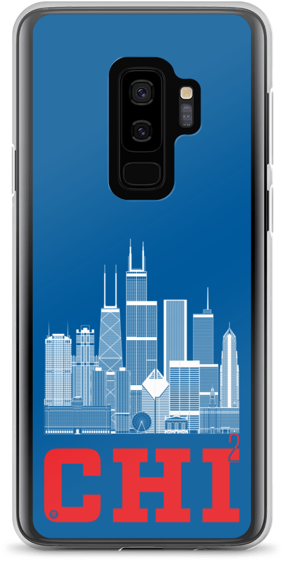 Chicago Squared Samsung Case Red White Blue - Smartphone (1000x1000), Png Download