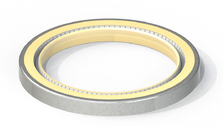 Cased Spring Seal - Circle (750x427), Png Download