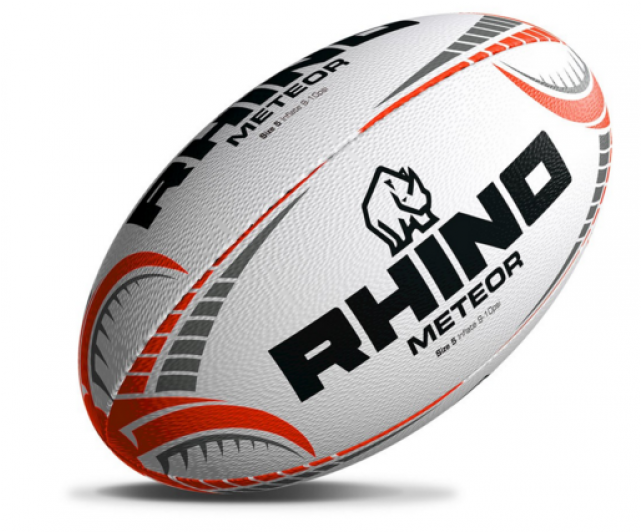 Rhino Blizzard Rugby Ball (640x700), Png Download