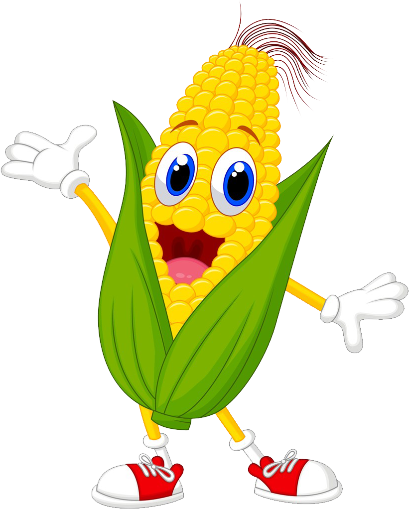 Maize On The Cob Royalty Free Royaltyfree - Corn Cartoon Transparent (1024x1024), Png Download