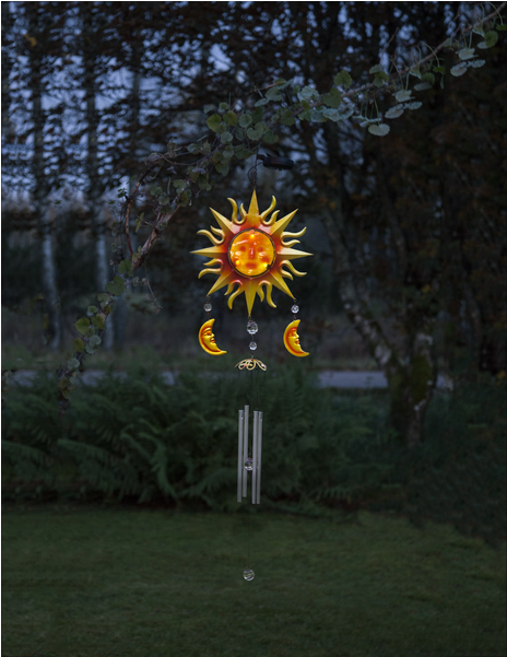 Solar Decoration Windy - Wind Chime (600x600), Png Download
