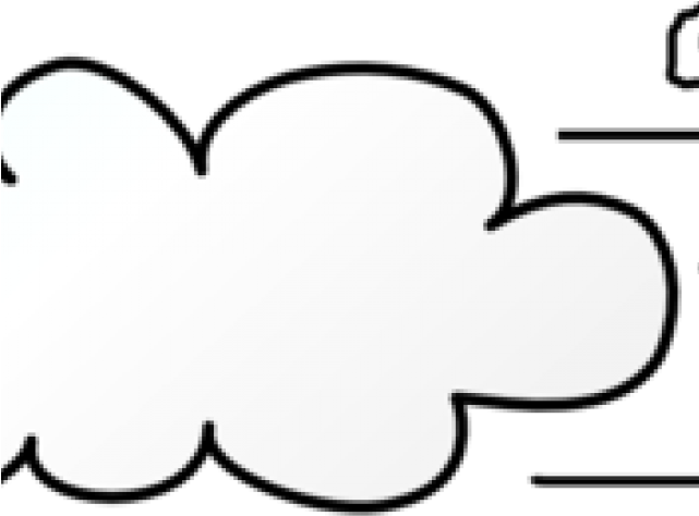 Cloud Clipart Windy - Heart (640x480), Png Download