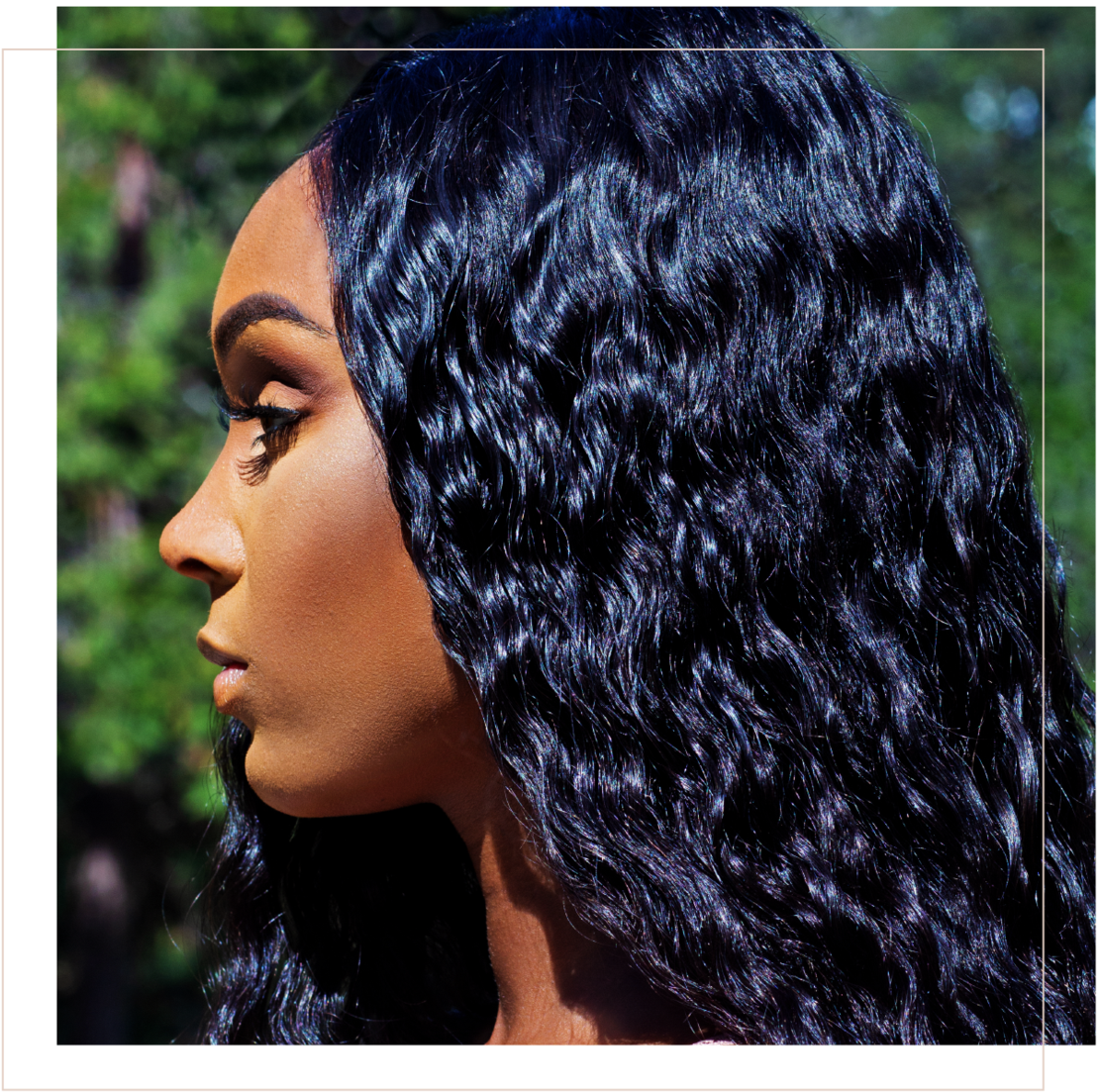 Lace Wig (1200x1246), Png Download