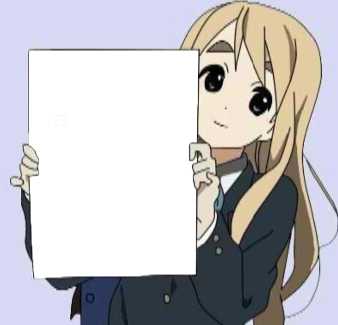 I Don't Know How Anime Girls Holding Signs Is A Meme, - Dc And Marvel Fans Are Just American Weebs (680x654), Png Download