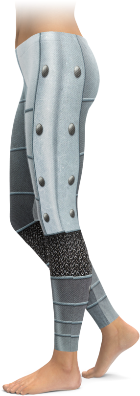 Medieval Knight Leggings - Leggings (740x895), Png Download