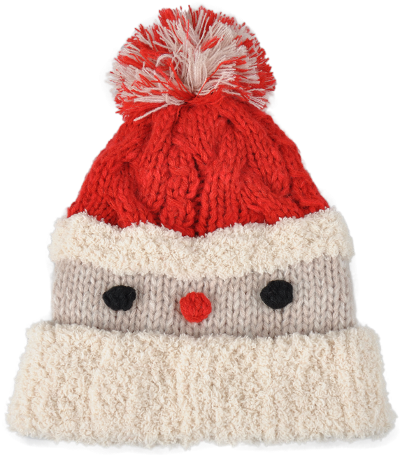 Carmon 6 9 Years Old Children Plush Hat Big Hair Ball Knit Cap Full Size Png Download Seekpng