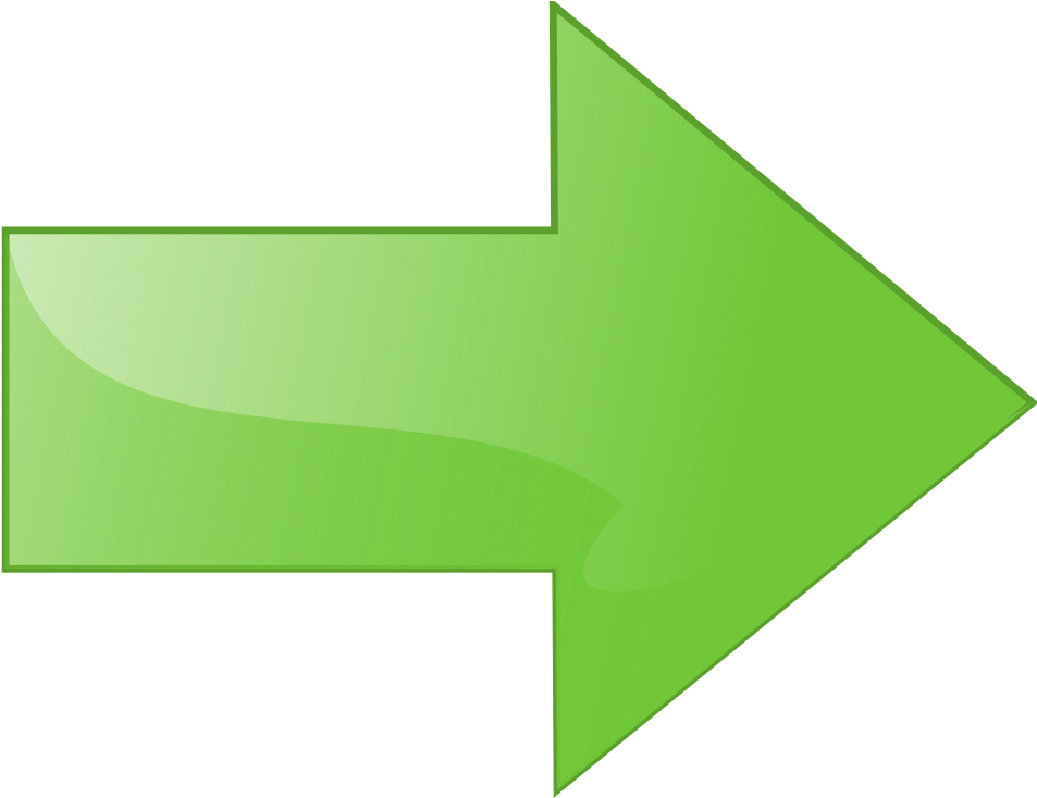 Navigation Right Arrow - Arrow Green (975x768), Png Download