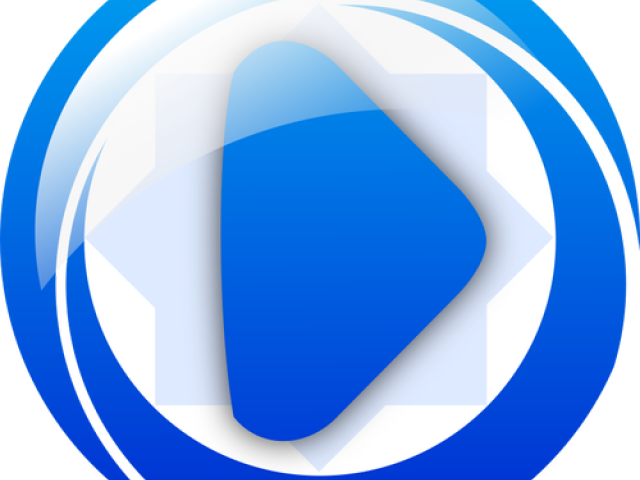 Play Button Clipart Transparent - Circle (640x480), Png Download