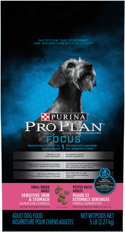 Pro Plan® Focus® Small Breed Adult Sensitive Skin And - Flyer (750x750), Png Download
