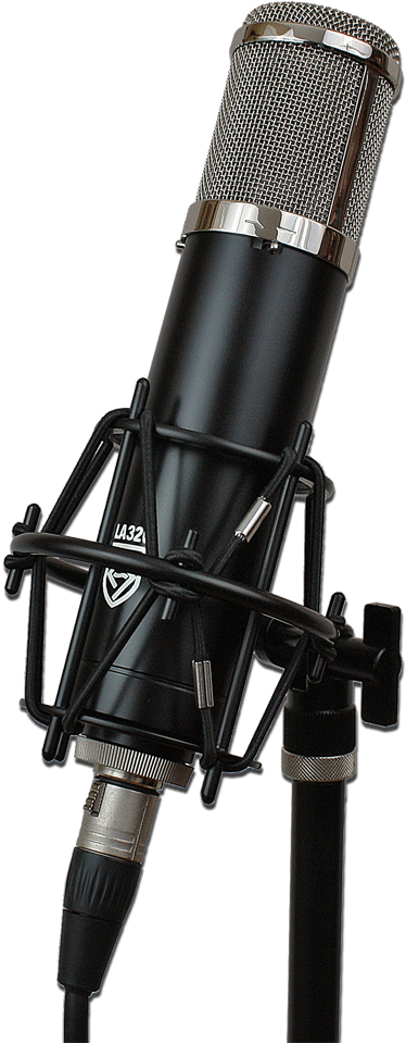 Vacuum Tube Condenser Microphone - Black Condenser Tube Microphone (525x1000), Png Download