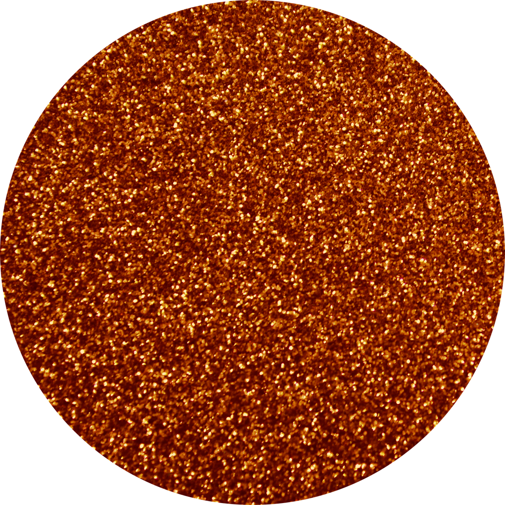 Copper Glitter Swatch - Circle (1024x1024), Png Download