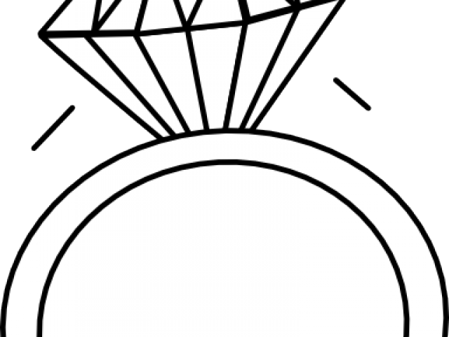 Sparkle Clipart Diamond Ring - Diamond Ring Png Clipart (640x480), Png Download