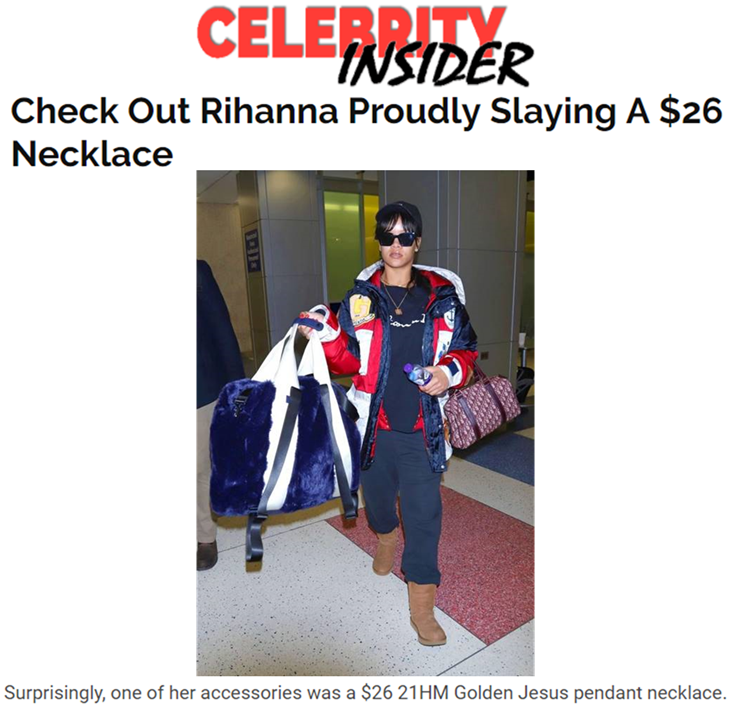 Rihanna Wears 21hm 21hm Boutique - Dry Suit (731x714), Png Download