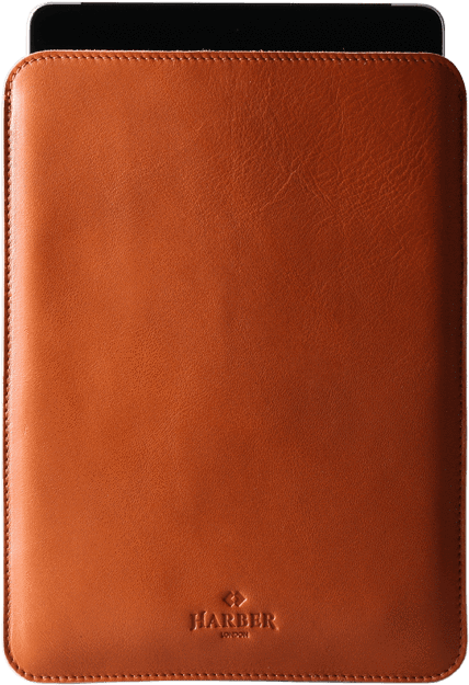 Slim Leather Ipad And Kindle Sleeve Case Sleeve Harber - Wallet (1024x1024), Png Download