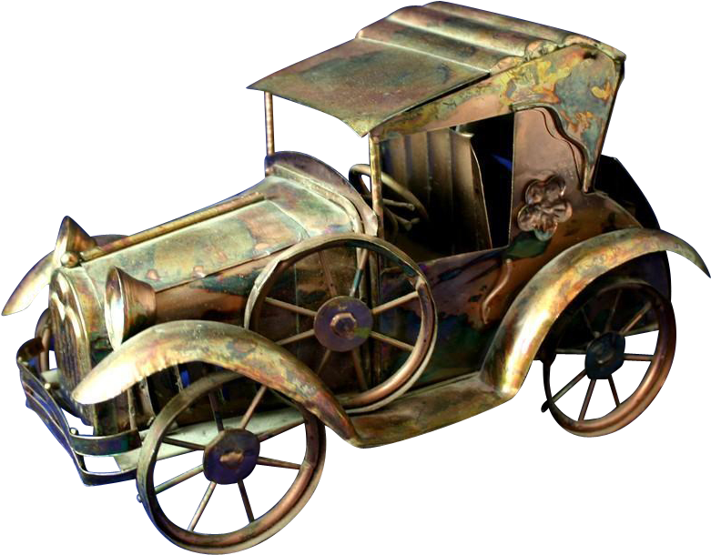Vintage Sankyo Musical Wind Up Jalopy Car- Plays Days - Vintage Car (780x780), Png Download