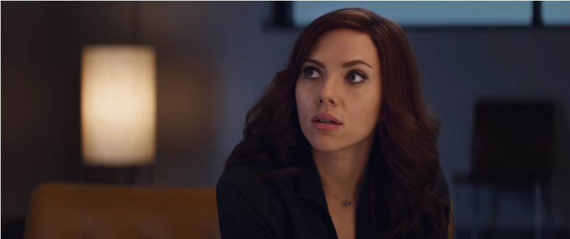 Scarlett Johansson Interpret A Viúva Negra, Em Capitão - Girl (1200x630), Png Download