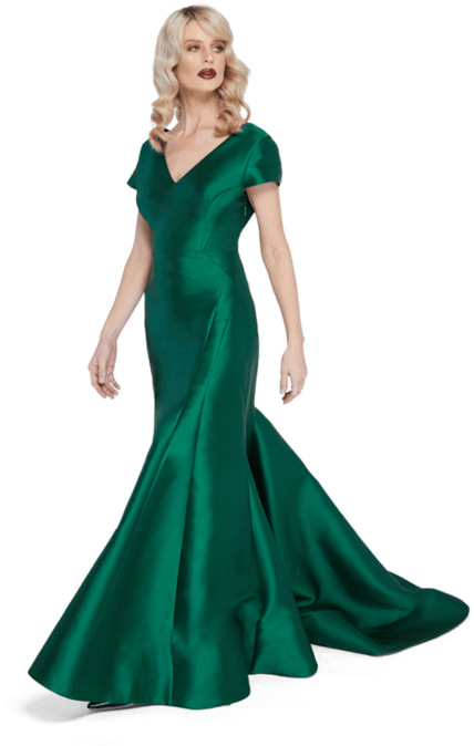 Adele Non Stretch - Gown (447x745), Png Download