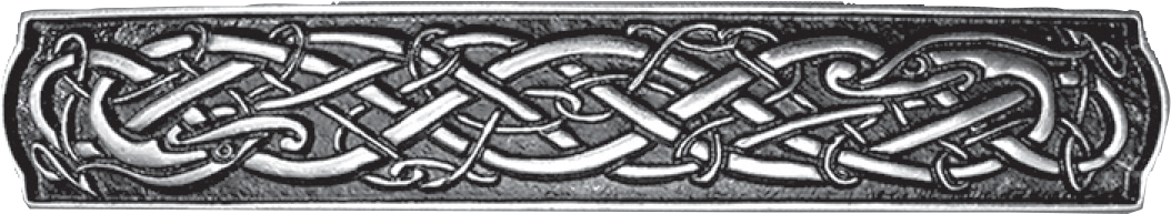 Hair Clip - Metal Celtic (1350x360), Png Download