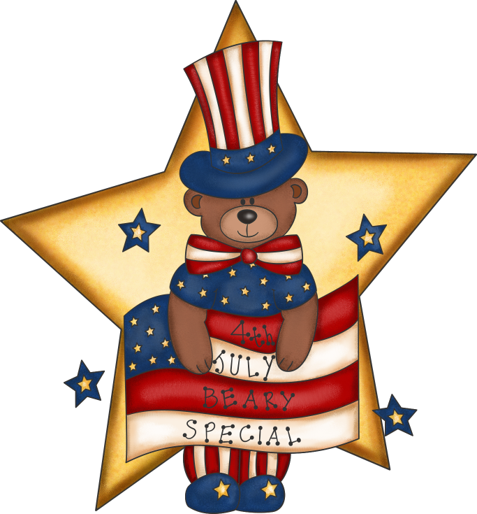 Fourth Of July Free Clip Art - Cute 4th Of July Clip Art (683x735), Png Download