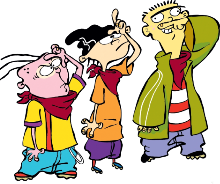Three People Clipart - Ed Edd N Eddy (732x600), Png Download