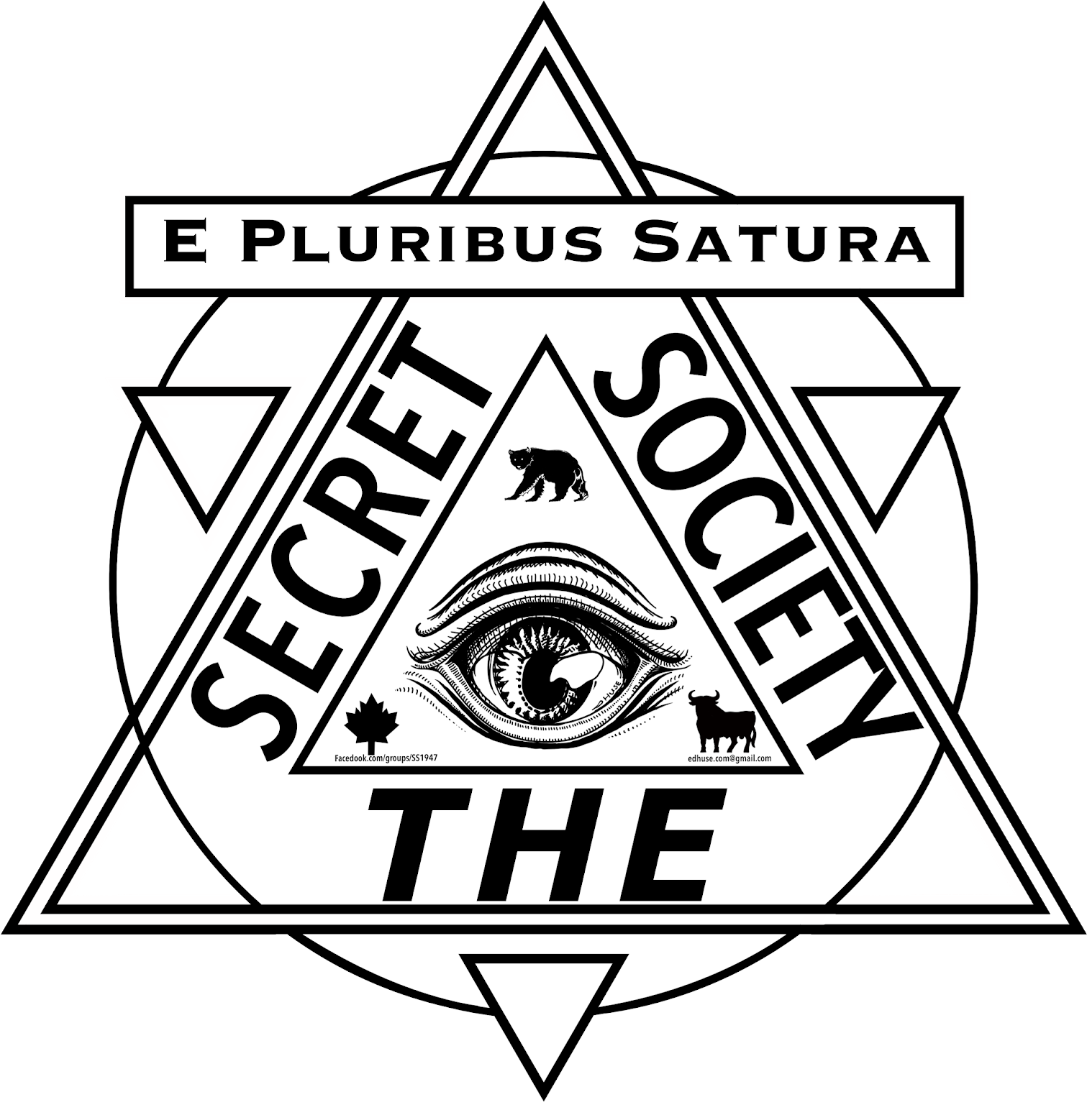 Shh, One Of My Secret Facebook Groups' Logos - Emblem (1600x1600), Png Download