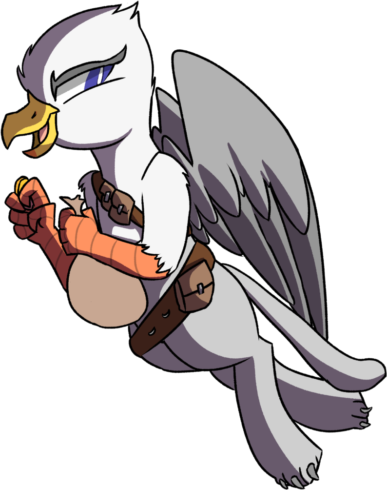 Themodpony, Beak, Belts, Bits, Flying, Griffon, Male, - Cartoon (1009x1024), Png Download