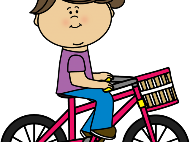 Graphic Library Stock Cycling Free On Dumielauxepices - Riding A Bike Clip Art (640x480), Png Download