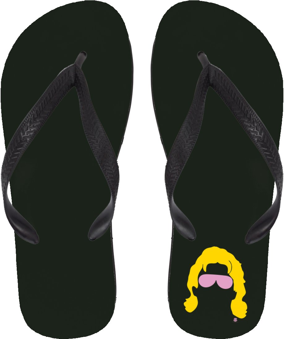 Flair Silhouette Flip Flops - Flip-flops (1155x1155), Png Download