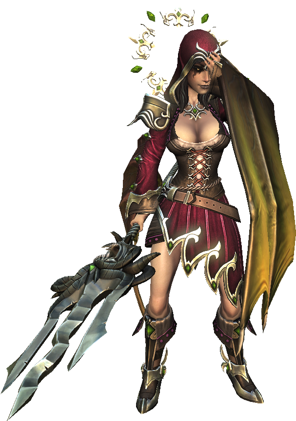 Scarlet Coven Isis - Halloween Png Smite (728x930), Png Download