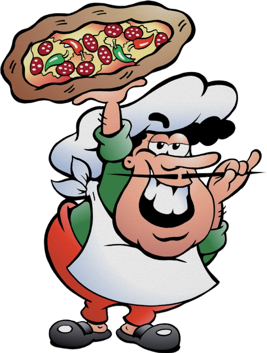 Italian Old Man Cartoon (530x700), Png Download