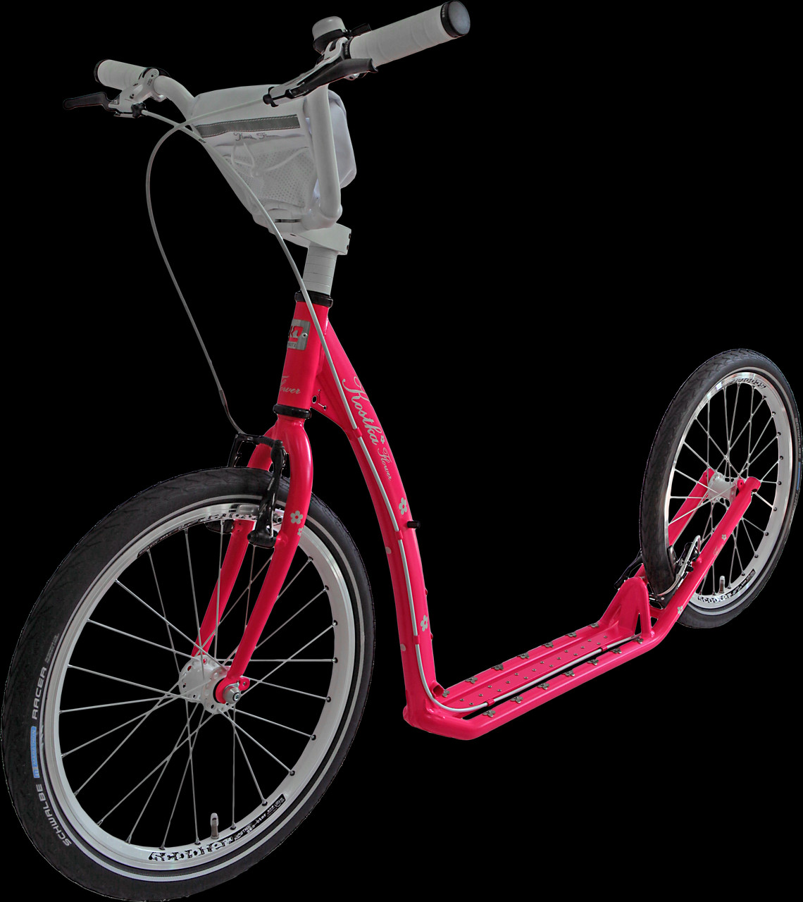 A Kick Scooter, Push Scooter Or Scooter Is A Human-powered - Street Unicycling (1140x1280), Png Download