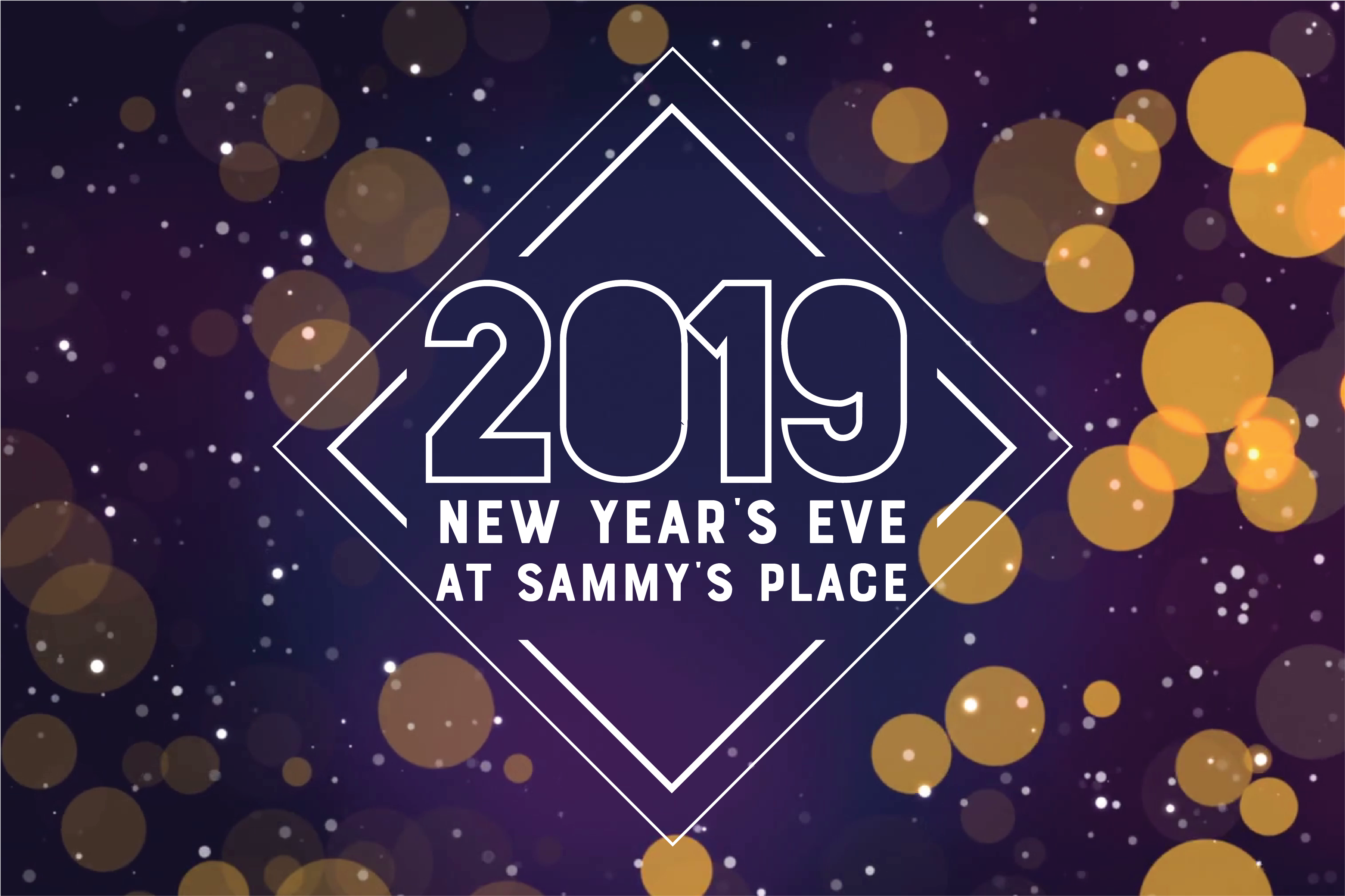 Say Goodbye To 2018 And Say Hello To 2019 At Sammy's - Graphic Design (4558x2564), Png Download