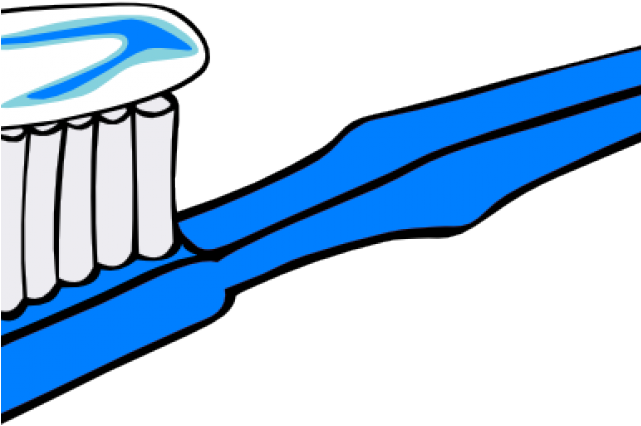 Brush Clipart Tootbrush - Toothbrush With Toothpaste Png (640x480), Png Download