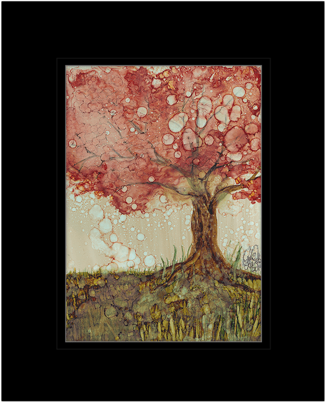 Home>fine Art Prints>april Lavely>“the Old Tree” By - Picture Frame (800x1000), Png Download