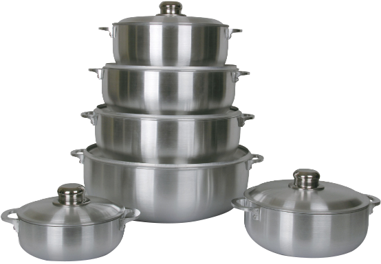 Aluminum Caldero With Aluminum Lid Is A Popular Cooking - Lid (600x600), Png Download