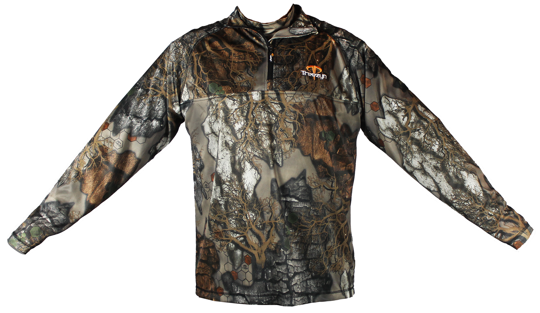 Ls 1/4 Zip - Long-sleeved T-shirt (1800x1082), Png Download