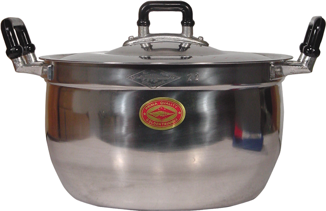 Alum Cooking Pot - Lid (640x640), Png Download